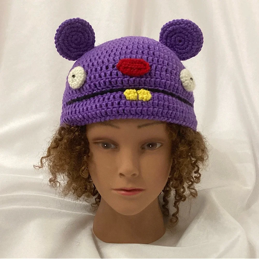 ⭐️ 2010 Purple Knit Ugly Doll Hat Beanie 💗